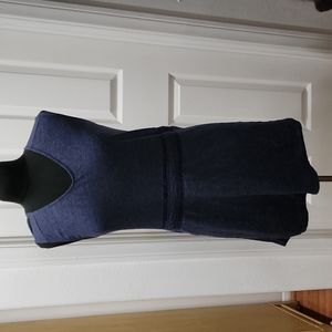 Roxy dress with a sheer waistline  and low cut back NWT